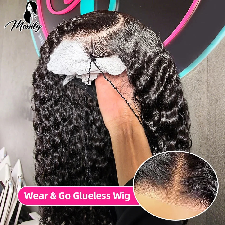 Glueless 100% Human Hair Kinky Wear & Go