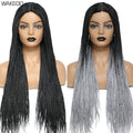 Wakego Box Braided Wigs for Black Women 26