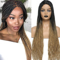 Wakego Box Braided Wigs for Black Women 26