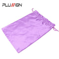 Satin Storage Bags 25*35cm wig storage Satin Wig Bags Black Pink Soft Silk Wig Bag For Hair Wig Packaging Tools