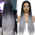Wakego Box Braided Wigs for Black Women 26