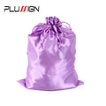 Satin Storage Bags 25*35cm wig storage Satin Wig Bags Black Pink Soft Silk Wig Bag For Hair Wig Packaging Tools