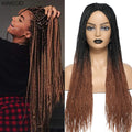 Wakego Box Braided Wigs for Black Women 26