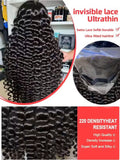 Wet Curly 30 40 Inches Loose Deep Wave 13x6 HD Lace Front Wigs Brazilian Water Wave 13x4 Lace Frontal Human Hair Wig For Women