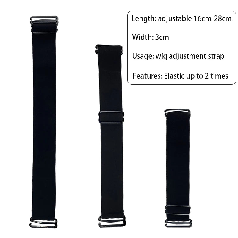 Adjust Elastic Hair Band For Wig Black Brown Blond Wig Band To Hold Wigs Anti Slip Hair Bands For Wigs Top Wig Accessories Stuff