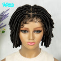 Synthetic Dreadlock Faux Locs wig Knotless Box Braided Wig Lace Front Braided Wig Full Lace African Braiding Hair For Man Women