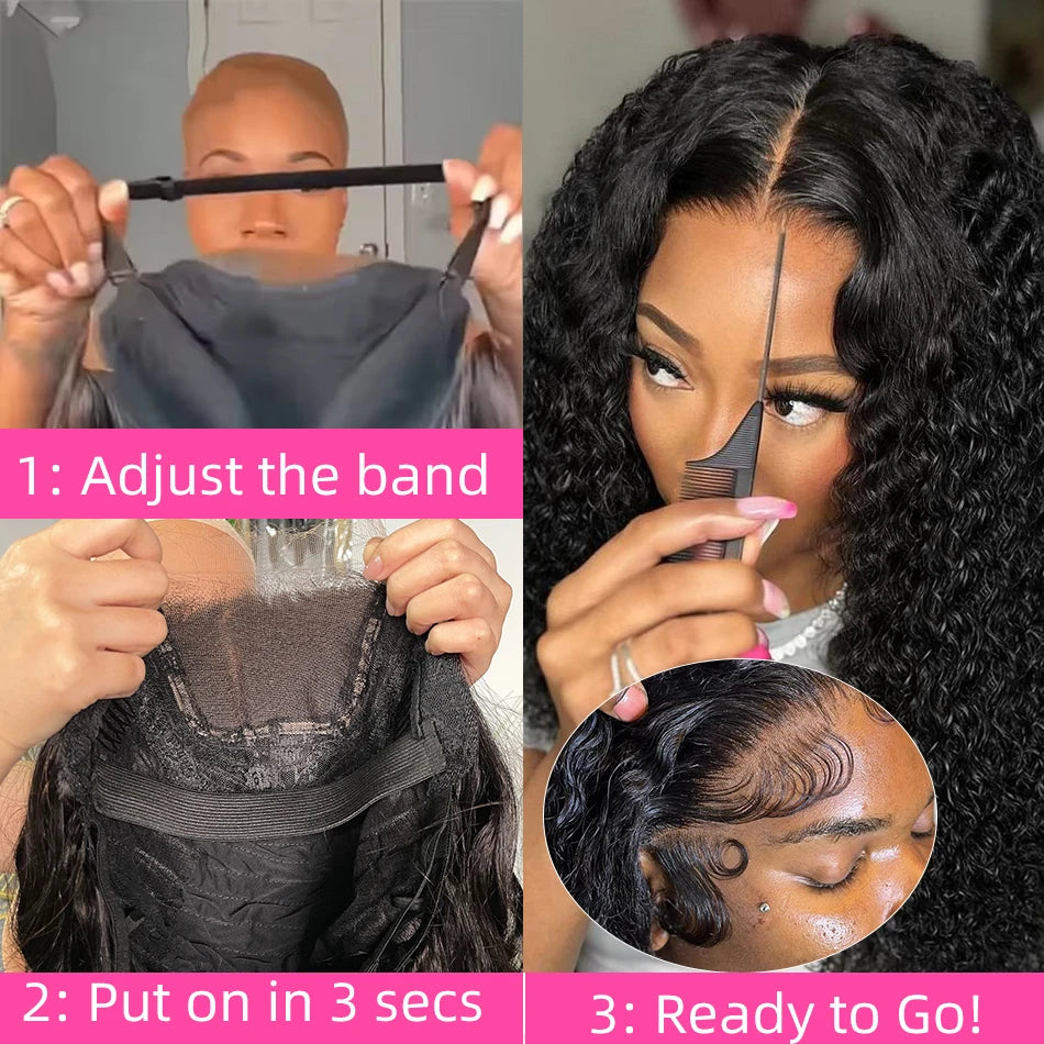 Wigirl HD 200% 5X5 Glueless 30 42 Inches Body Wave 6x6 Ready To Wear Lace Front Human Hair Wigs Closure Wig Lace Frontal Wig