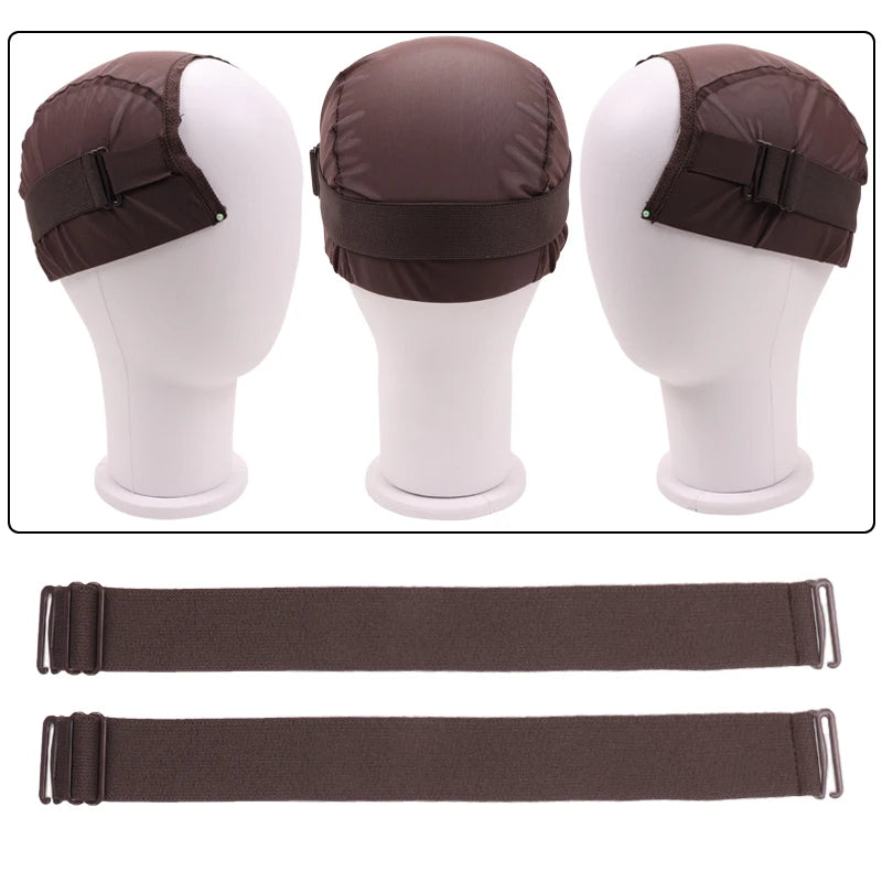 Adjust Elastic Hair Band For Wig Black Brown Blond Wig Band To Hold Wigs Anti Slip Hair Bands For Wigs Top Wig Accessories Stuff