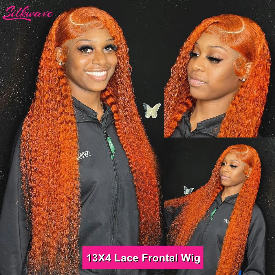Deep Wave Ginger Orange Lace