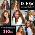 P4/27 Highlight Deep Wave Bundles Ombre Brown Curly Human Hair Bundle 1/3/4 PCS Brazilian Remy Virgin 100% Human Hair Extensions