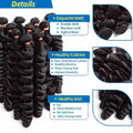 14A Loose Wave Bundles Human Hair 28 30 32 34 Inch Brazilian Hair 1/4/5/6 Bundles 100% Human Hair Raw Hair Bundles Extensions