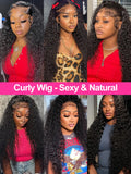 Water Wave Glueless Wig Human Hair Curly 13x6 13x4 HD Frontal Wig 250% Deep Wave Wigs Wear Go 7x5 HD Lace Closure Wig Sale CEXXY