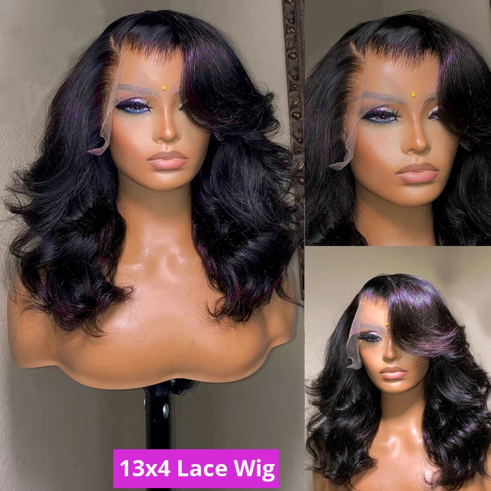 Bob Wig Brazilian Virgin Glueless Human Hair