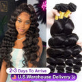 14A Loose Wave Bundles Human Hair 28 30 32 34 Inch Brazilian Hair 1/4/5/6 Bundles 100% Human Hair Raw Hair Bundles Extensions
