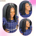Short Spring Twist Braids Wig Synthetic Full Lace Front Passion Twists Wigs Curly Ends Knotless Box Twist Braiding Wig For Women