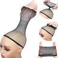 Stretchable Elastic Hair Nets,Black Hairnet Mesh Wig Cap for Long Hair,Hair Net for Wig, Hair Cap for Wigs