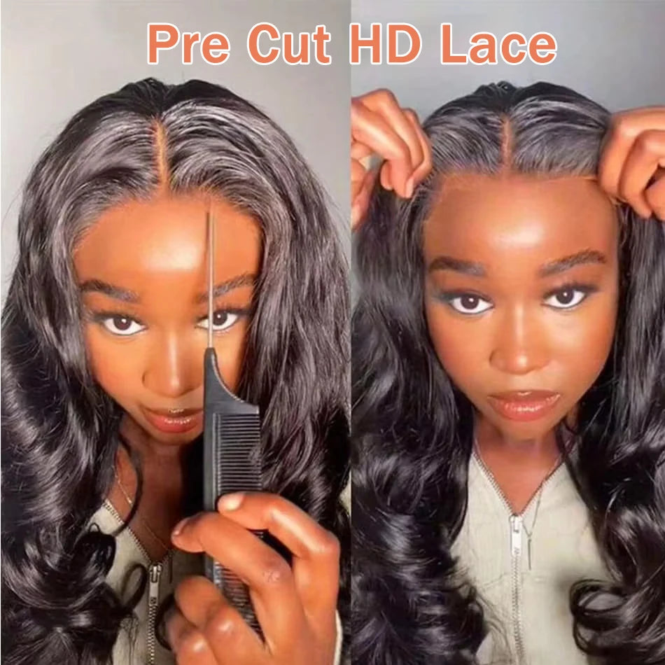 Wigirl HD 200% 5X5 Glueless 30 42 Inches Body Wave 6x6 Ready To Wear Lace Front Human Hair Wigs Closure Wig Lace Frontal Wig