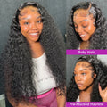 40 46 Inch Deep Wave 13x6 13x4 Hd Lace Front Human Hair Wig 250 Density Water Curly 360 Lace Frontal Wigs Human Hair For Women