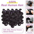 Body Wave Human Hair Bundles 32 36 Inch 100% Unprocessed Brazilian Natural Hair Waves 2/3/4 Bundles Hair Weave Extensions
