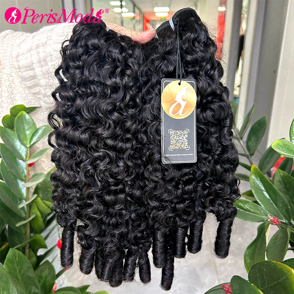 PerisModa 15A Burmese Curly Bundles 100% Human Hair Bundles Pix Curly Bundles Raw Unprocessed Human Hair Extensions 1/3/4 Pcs