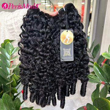 PerisModa 15A Burmese Curly Bundles 100% Human Hair Bundles Pix Curly Bundles Raw Unprocessed Human Hair Extensions 1/3/4 Pcs
