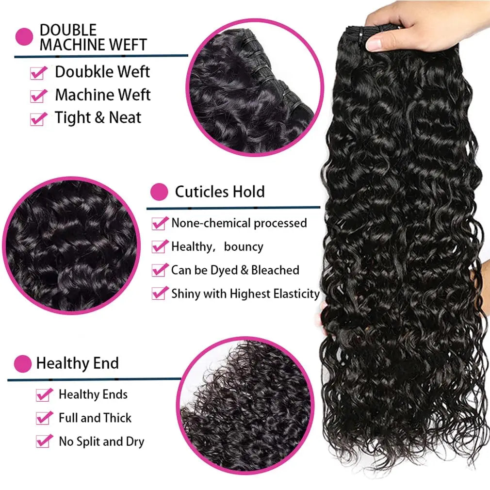 Curly Bundles Brazilian Unprocessed Kinky Human Hair