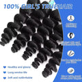 14A Loose Wave Bundles Human Hair 28 30 32 34 Inch Brazilian Hair 1/4/5/6 Bundles 100% Human Hair Raw Hair Bundles Extensions