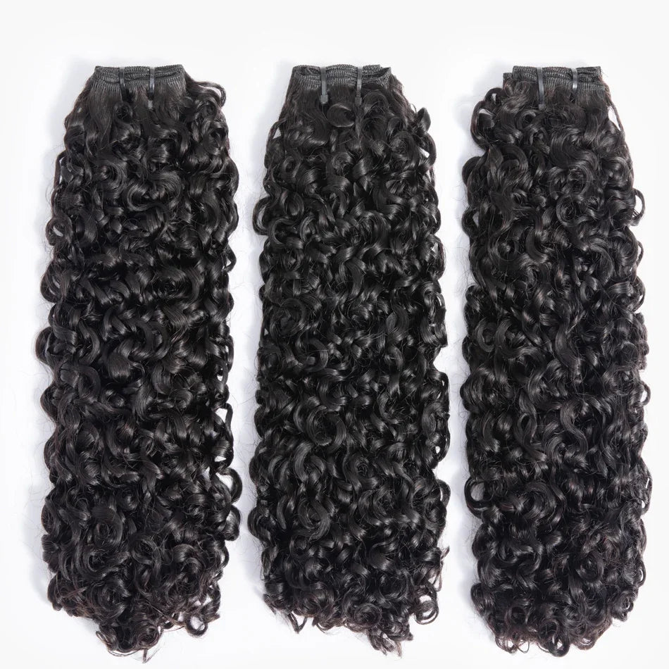 Curly Bundles Brazilian Unprocessed Kinky Human Hair