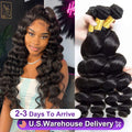 14A Loose Wave Bundles Human Hair 28 30 32 34 Inch Brazilian Hair 1/4/5/6 Bundles 100% Human Hair Raw Hair Bundles Extensions