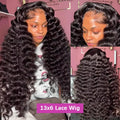 Wiggogo Loose Deep Wave Wig 13x6 Hd Lace Frontal Wig Curly 100% Human Hair Preplucked 13x4 Water Wave Front Wigs For Black Women