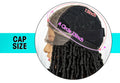 Synthetic Lace Front Wig Braided Wigs Dreadlock Wig 16 inches Short Knotless Butterfly Locs Wigs for Black Women Synthetic Wig