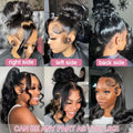 40 Inch Body Wave 360 Full HD Lace Frontal Wigs 100% Human Hair Preplucked Brazilian 250 Density 13x6 Lace Front Human Hair Wig