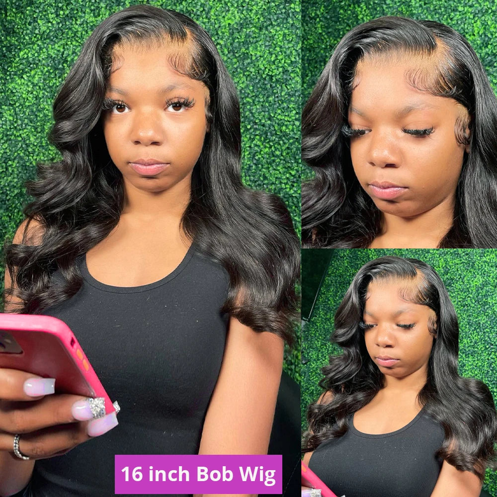 Bob Wig Brazilian Virgin Glueless Human Hair