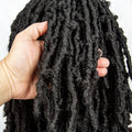 Synthetic Lace Front Wig Braided Wigs Dreadlock Wig 16 inches Short Knotless Butterfly Locs Wigs for Black Women Synthetic Wig