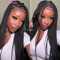 Synthetic Triangle Braids Hair Wig Full Lace Braided Wigs For Black Women Knotless Box Braid Wig 26