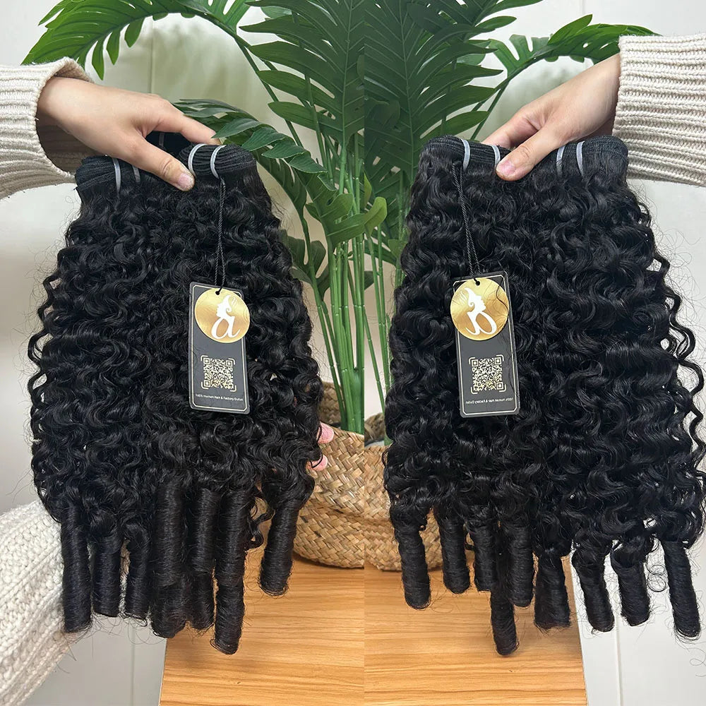 PerisModa 15A Burmese Curly Bundles 100% Human Hair Bundles Pix Curly Bundles Raw Unprocessed Human Hair Extensions 1/3/4 Pcs